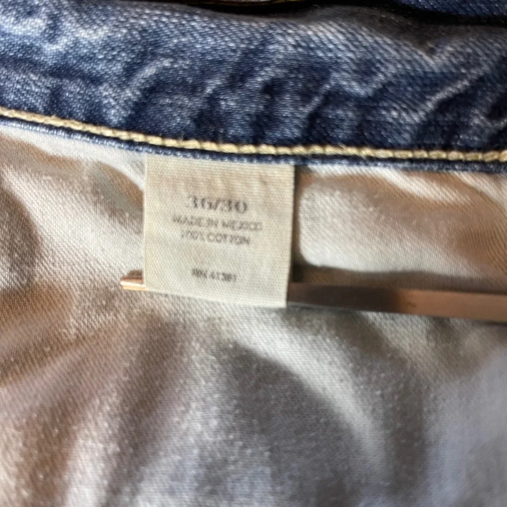 Polo Ralph Lauren Mens Straight Leg Denim Jeans Blue Medium Wash 36/30 Cotton